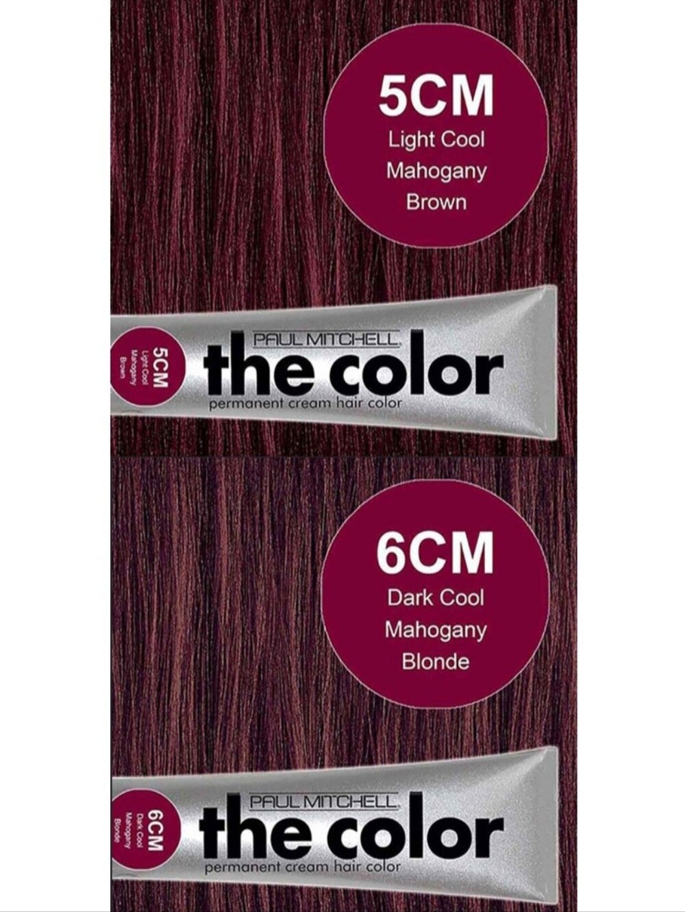 New (2) Paul Mitchell Permanent Cream Hair Color 3 fl oz each